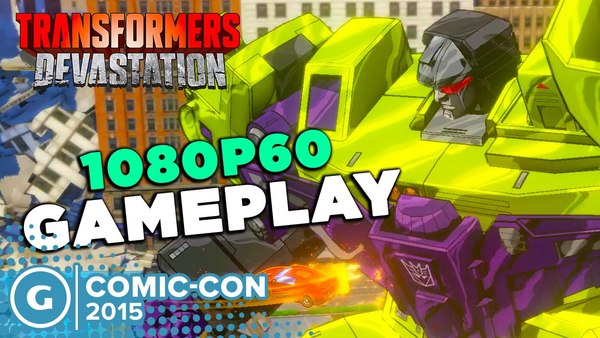 SDCC 2015 - Transformers Devastation New Sideswipe Gameplay Video