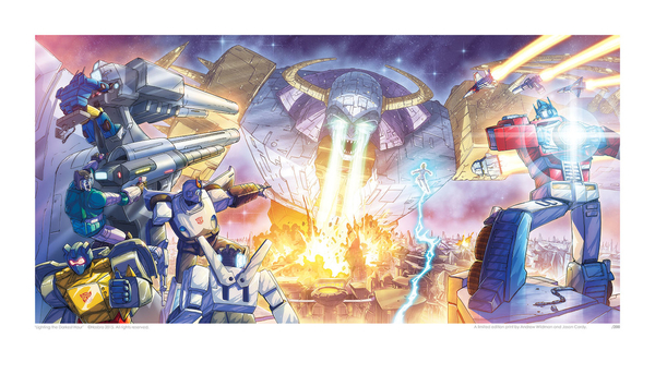 Auto Assembly 2015 - TFCC/Botcon Exclusives And Limited Edition Print By Andrew Wildman