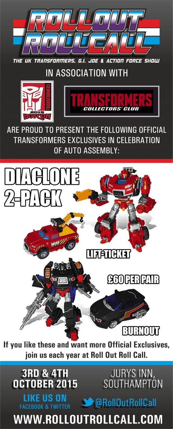 Auto Assembly 2015 - Last Day For Transformers & G.I. Joe Roll Out Roll Call Exclusives Pre-Orders