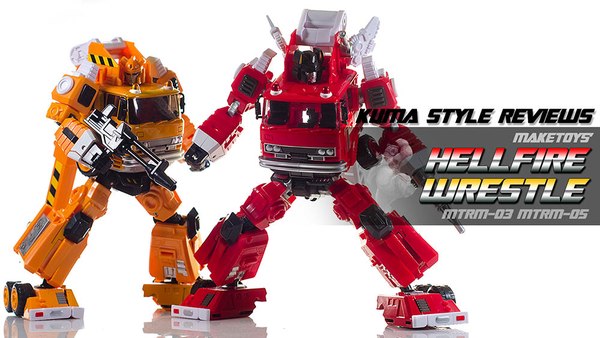 MakeToys MTRM-03 Hellfire and MTRM-05 Wrestle Video Reviews and Images