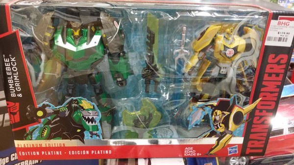 Robots In Disguise Platinum Edition Grimlock & Bumblebee 2-Pack Hitting Singapore Stores