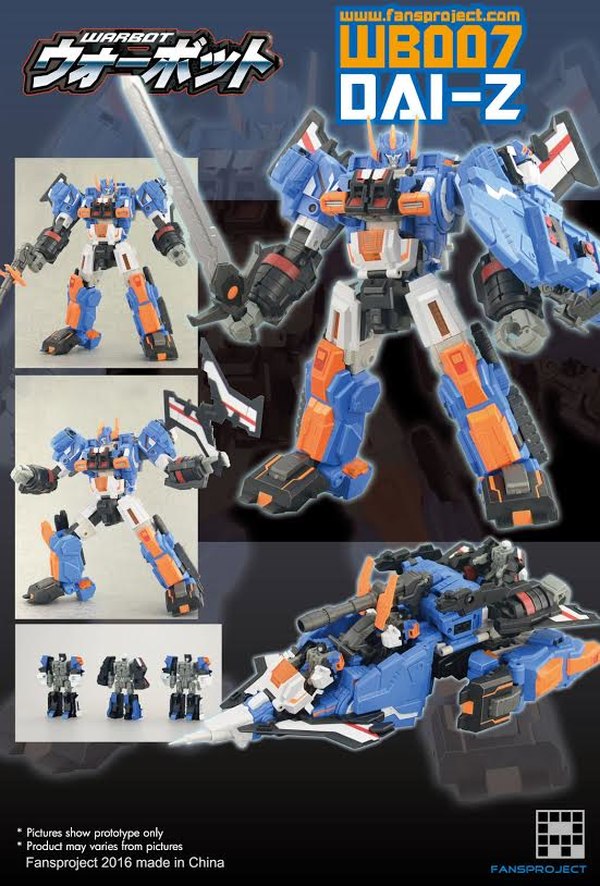 Fansproject Warbot Dai-Z - Dia Atlas Homage Pre-Orders and Details