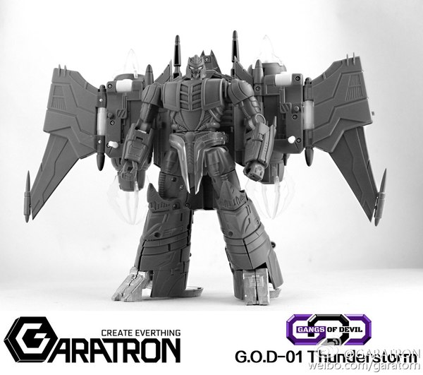 Garatron G.O.D-01 Thunderstorm Unofficial Stormbringer Thunderwing New Prototype Pictures