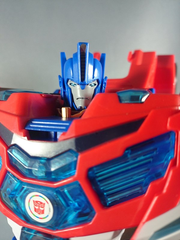 TAV-50 Hypersurge Optimus Prime Transformers Adventure Figure In Hand Photos
