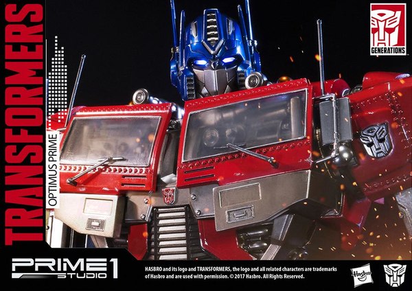 Prime1Studio PMTF-1 Optimus Prime - Premium Masterline Statue Features Slick Interpretation Of G1 Design