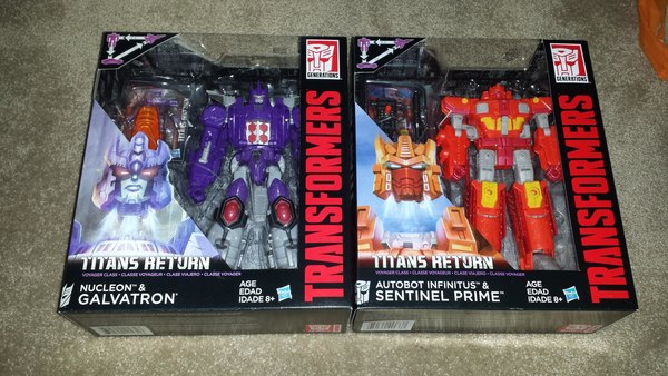 Titans Return Voyagers Also Sighted! Galvatron & Sentinel Prime Hit California ToysRUs