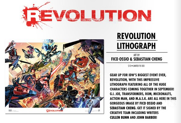 SDCC 2016 - Revolution Poster Image of Limited Edition Convention Exclusive 