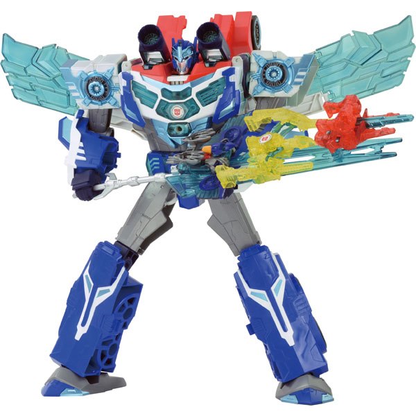 Transformers Adventure TAV61 God Optimus Prime Micron Cho Gattai Set & TAV62 Starscream Official Images