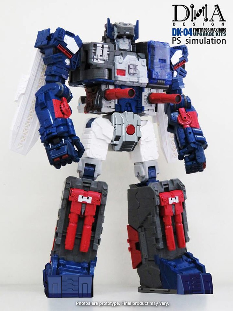 Details about   TRANSFORMERS 3D upgrade KIT FOR ZETA & TW Fortress Maximus Head & weapons 