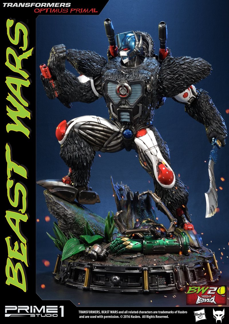 optimus primal statue