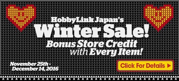HobbyLink Japan's Winter Sale - Bonus Store Credit on Transformers and More!