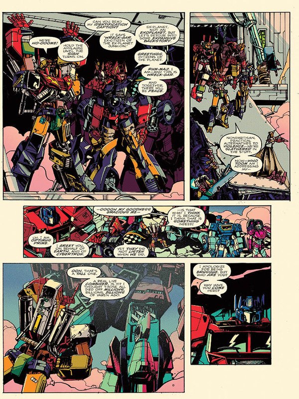 Optimus Prime 2   Transformers Comic Book 3 Pages Preview  (2 of 4)