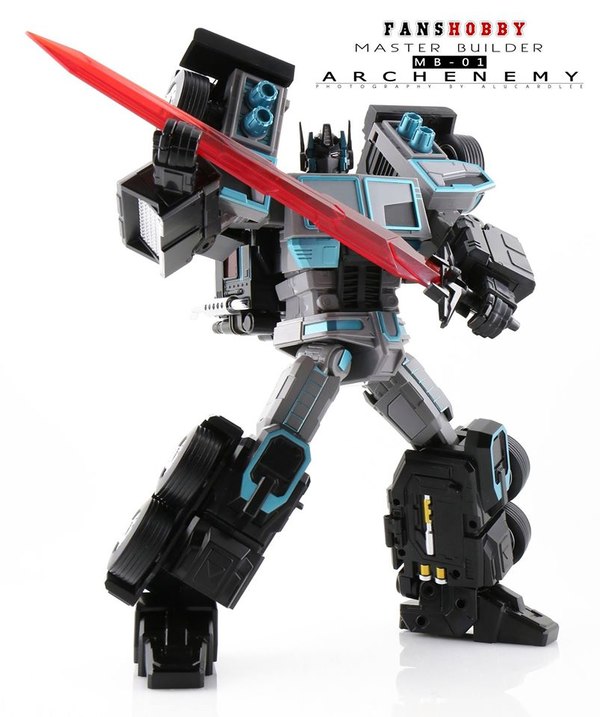 Action Figures New Transformers Fanshobby Master Builder Mb 01 Archenemy Black Optimus Prime Toys Hobbies