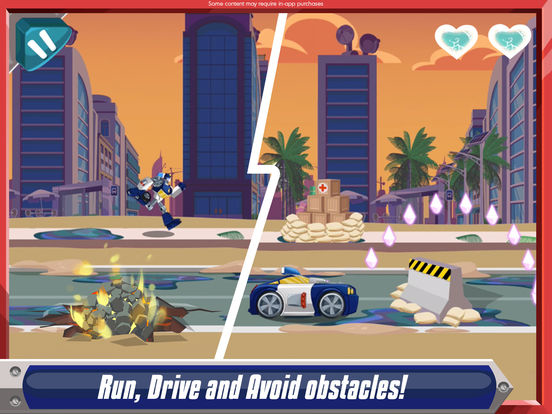 Epic DinoBots In Disaster Dash   Hero Run Rescue Bots Game From Budge Studios   (2 of 5)