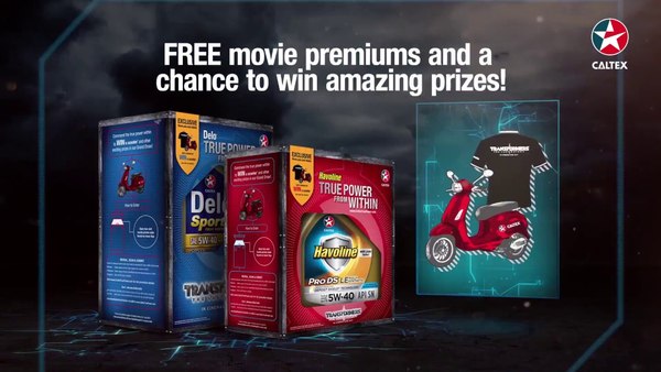 Transformers The Last Knight Lucky Draw Giveaways - Caltex True Power from Within Promotion