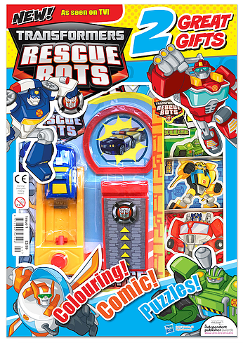 Rescue Bots Magazine Rolls Out For Transformers Fans in Europe