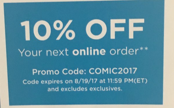 Sdcc 2017 Hasbro Toy Shop Comic Con Discount Code (1 of 1)