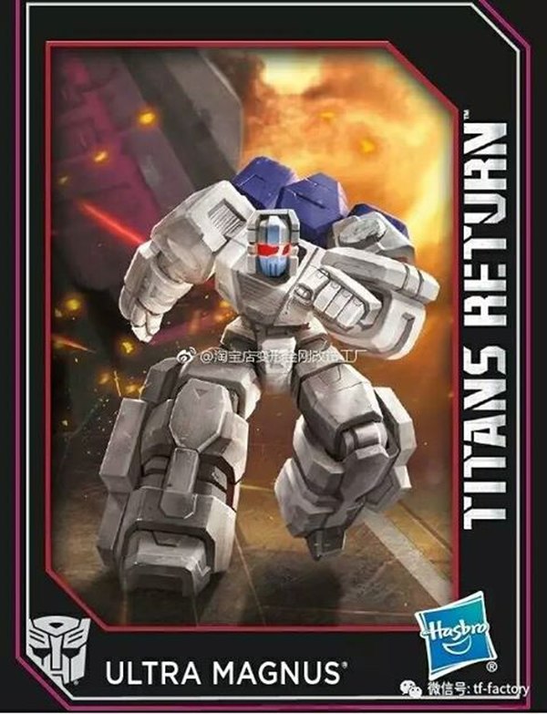 Titan Master Ultra Magnus Titans Return Card Art Leaked - Refugees Of A Canceled Box Set?