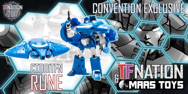 CT001TFN Rune - TFNation Announces First-Ever Convention Exclusive Figure Inspired By G1 Character Glyph