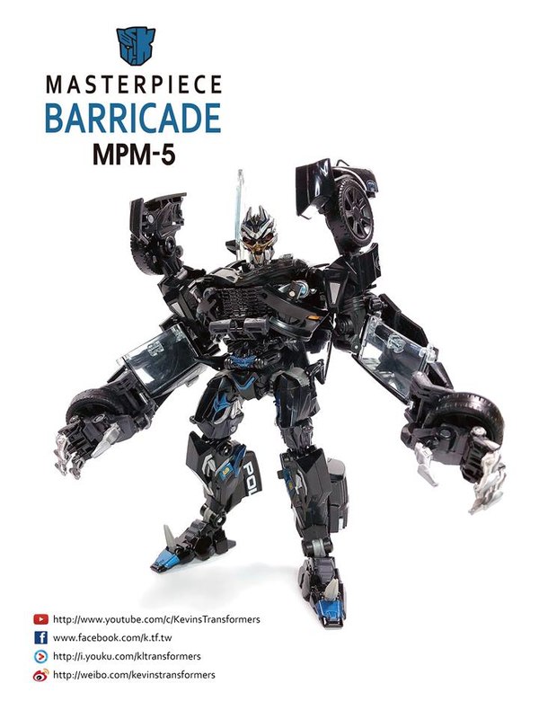 MPM-5 Barricade Movie Masterpiece Video Review And In Hand Gallery