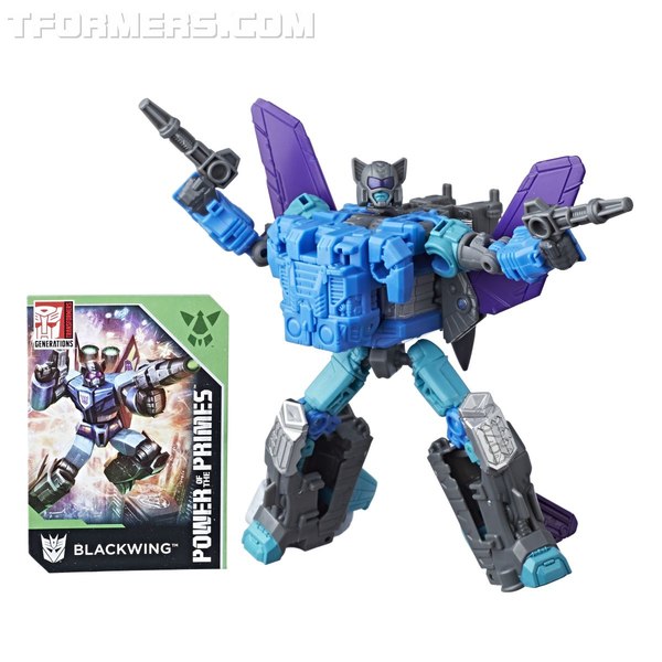 TRANSFORMERS GENERATIONS POWER OF THE PRIMES DELUXE CLASS BLACKWING   Out Of Pack (34 of 77)