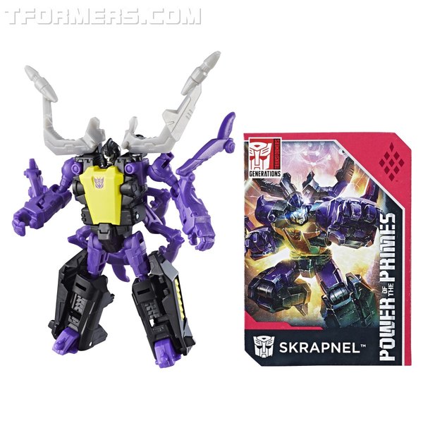 TRANSFORMERS GENERATIONS POWER OF THE PRIMES LEGENDS CLASS SKRAPNEL   Out Of Pack (60 of 77)