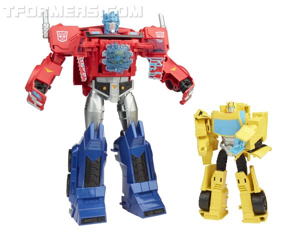 TRANSFORMERS CYBERVERSE ULTIMATE CLASS OPTIMUS AND WARRIOR CLASS BUMBLEBEE (37 of 44)