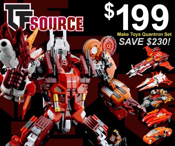 Make Toys Quantron for only $199 - TFSource Weekend Sale 