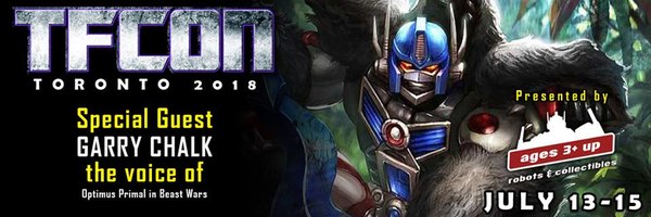 Optimus Primal & Unicron Trilogy Optimus Prime Voice Actor Garry Chalk To Attend TFCon Toronto 2018 