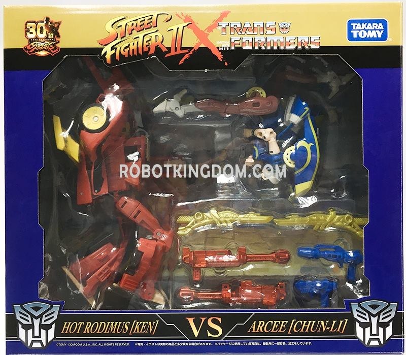 Transformers X Street Fighter II Figures Revealed: Ryu vs M. Bison