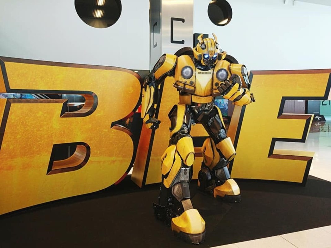 BumbleBEE Movie Robot Invades CineEurope 2018