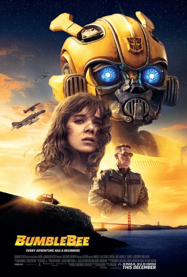 BUMBLEBEE arrives on Digital March 19th and on 4K Ultra HD, Blu-ray & DVD April 2nd