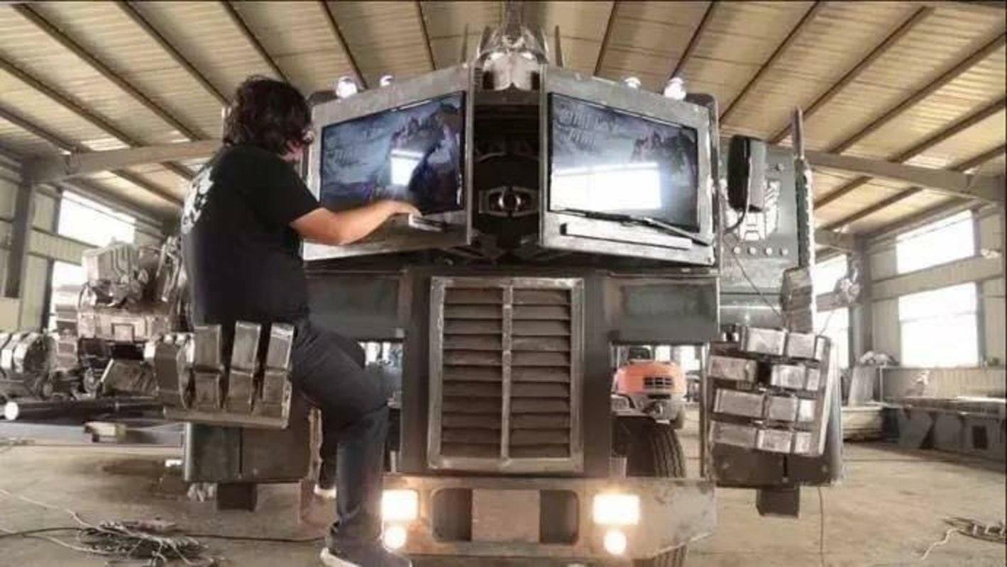 LIFE-SIZE Optimus Prime With Matrix Is A Real Life Truck Ready To