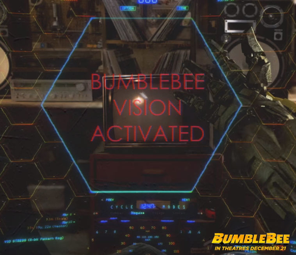 Secret Bumblebee Vision Preview Discovered in KONAMI Game
