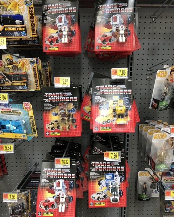 Transformers G1 Minibots Reissues Seen at WalMart