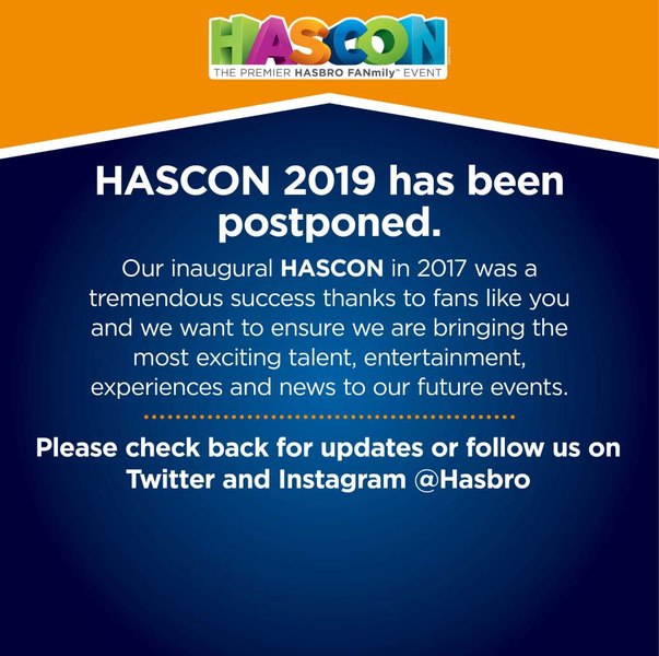 HASCON 2019 Postponed Until Further Notice