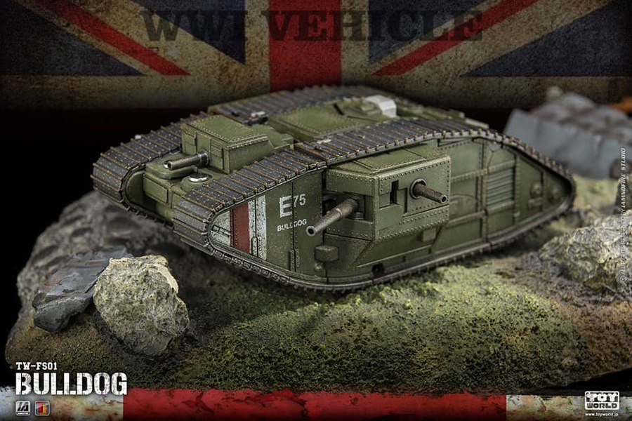 New Color Images: Toy World TW-F03 Bulldog TLK WWI Robot & Tank