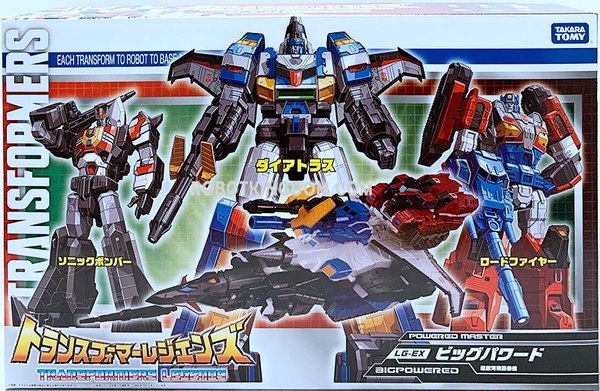 LG-EX Big Powered - Package Images Of Super-Ambitious Takara Remold Trio