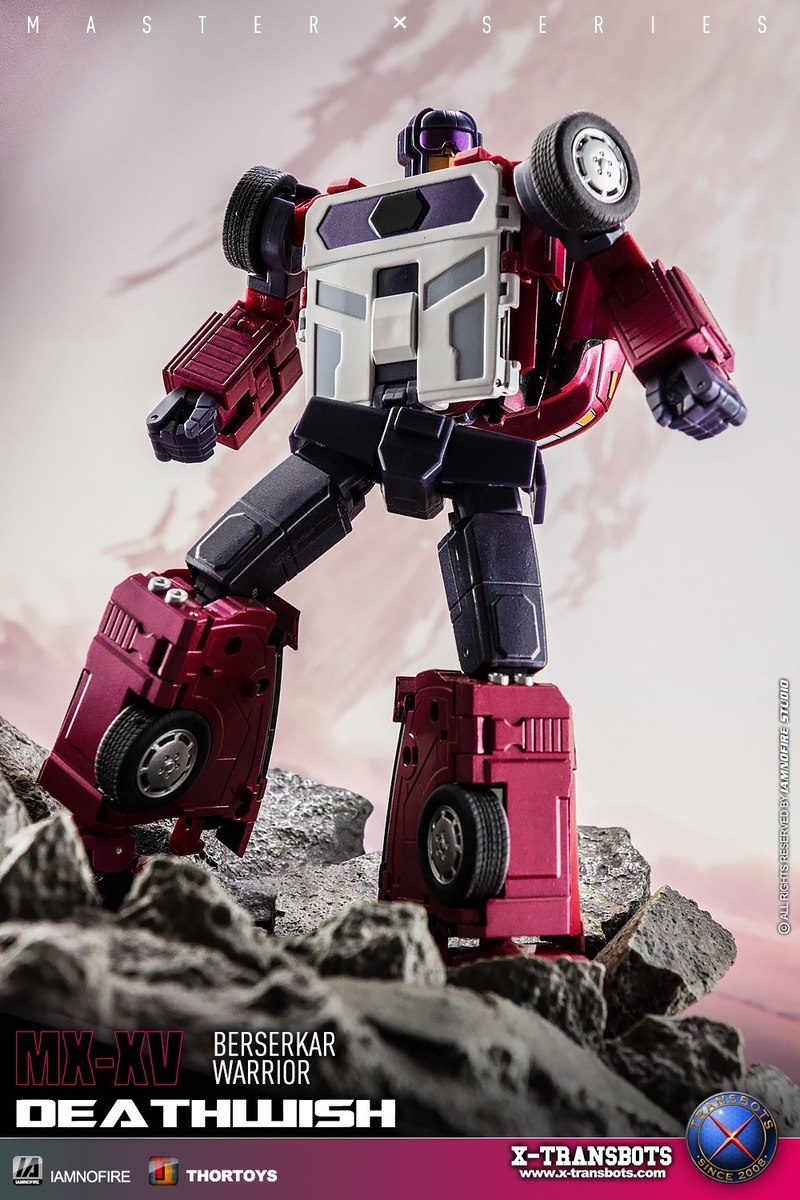 New Transformers X-Transbots MX-15 Deathwish Alloy G1 Dead End toy in stock 
