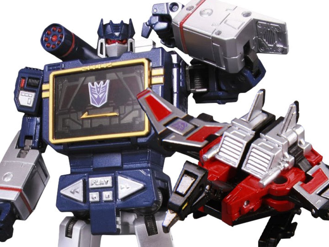 Transformers Masterpiece MP13 Decepticon Soundwave Cassette Laserbeak 10" Toy