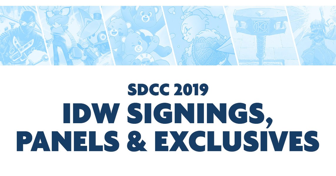 SDCC 2019 - IDW Transformers  Signing Schedule, Panels, and Exclusives