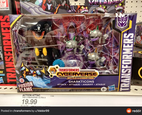 Transformers Cyberverse Battle for Cybertron Sharkticons Attack - Giftset