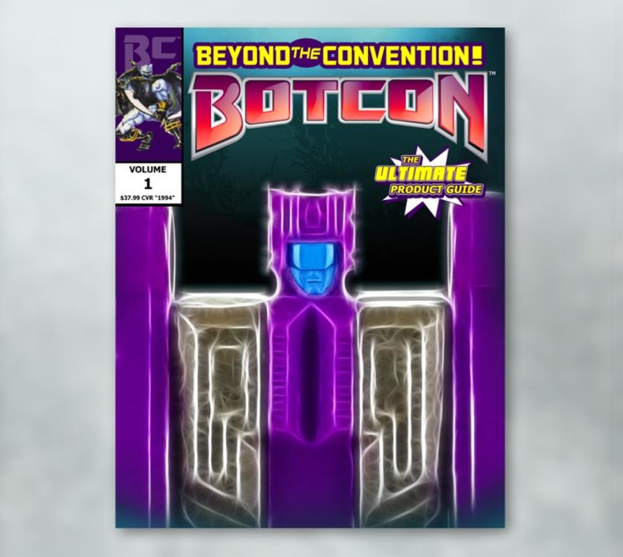 BBTS Exclusive BotCon Beyond The Convention: Ultimate Product Guide Volume 1 Book, T-Shirt, Pin Set 