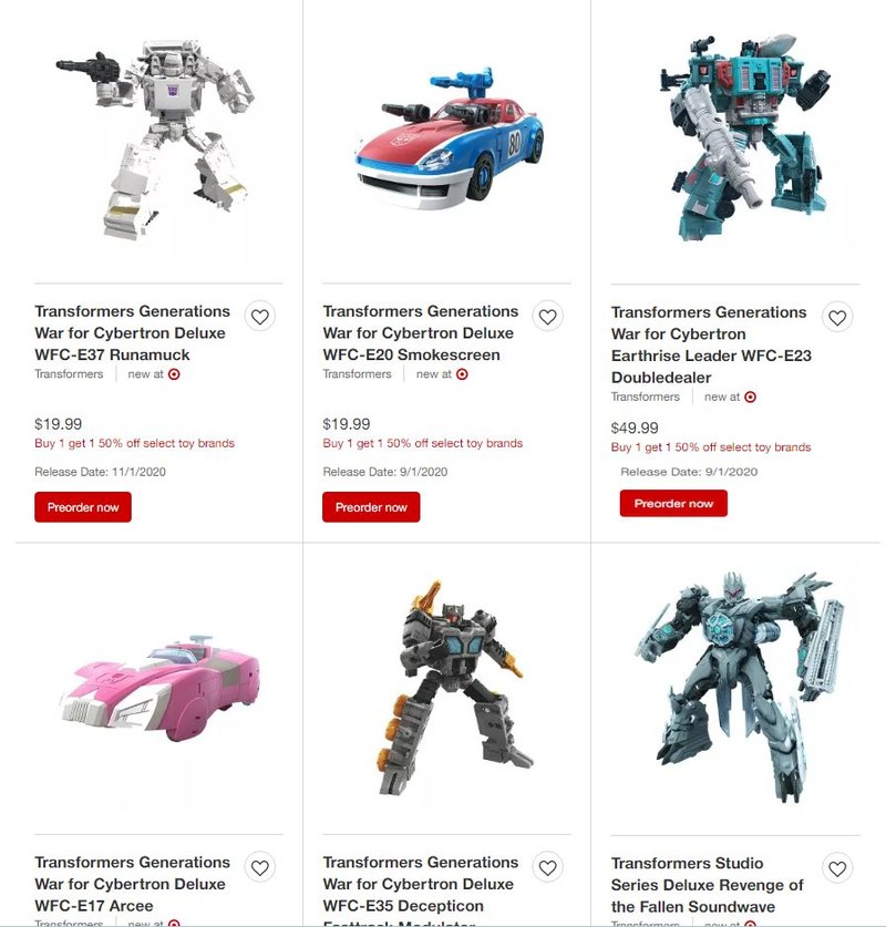 target transformers studio series