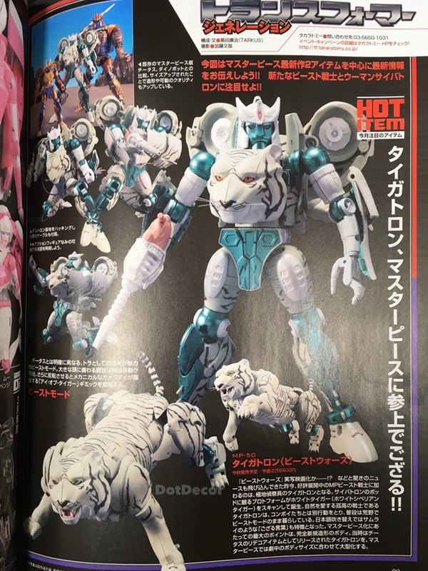 Transformers MP-51 Arcee, MP-50 Tigatron, Studio Series Featured in Figure King Magazine No.265