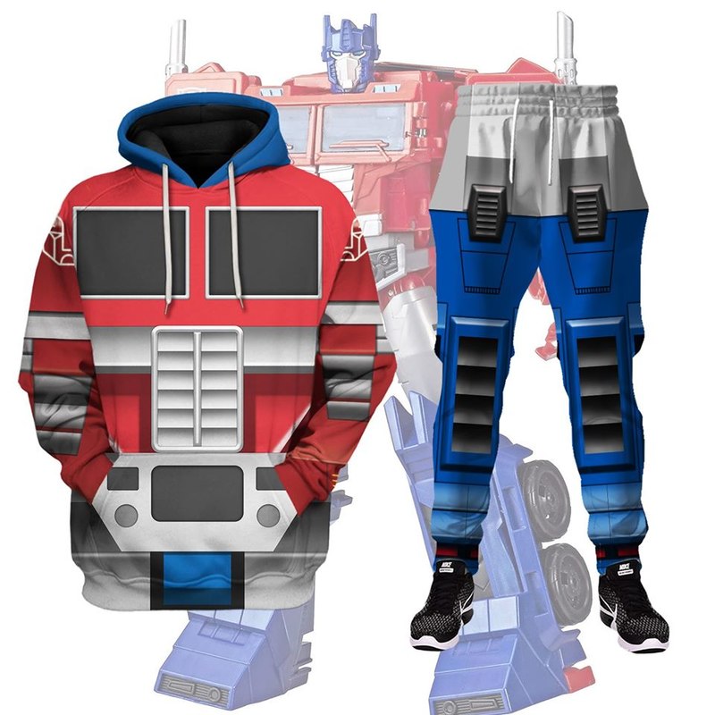 Gearhomies Roll Out Transformers Robot Optimus Prime Hoodie, Sweatpants, More Than Meets the Tee!