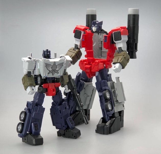 First Look MB-16A Machine Eagle Color Testshot Unofficial Machine Wars Optimus Prime