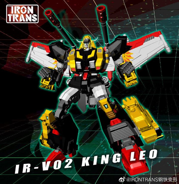 Iron Trans IR-V02 King Leo Unofficial Victory Leo and Victory Saber Project