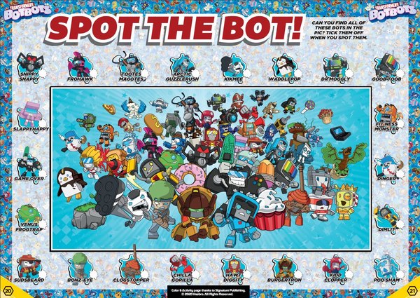 Spot The Bot! - Transformers Bring Home The Fun Worksheet