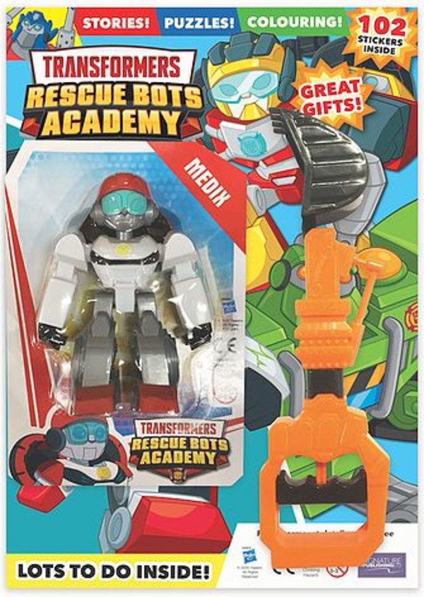 Transformers Rescue Bots Magazine No 32 Preview with Free Medix Action Figure